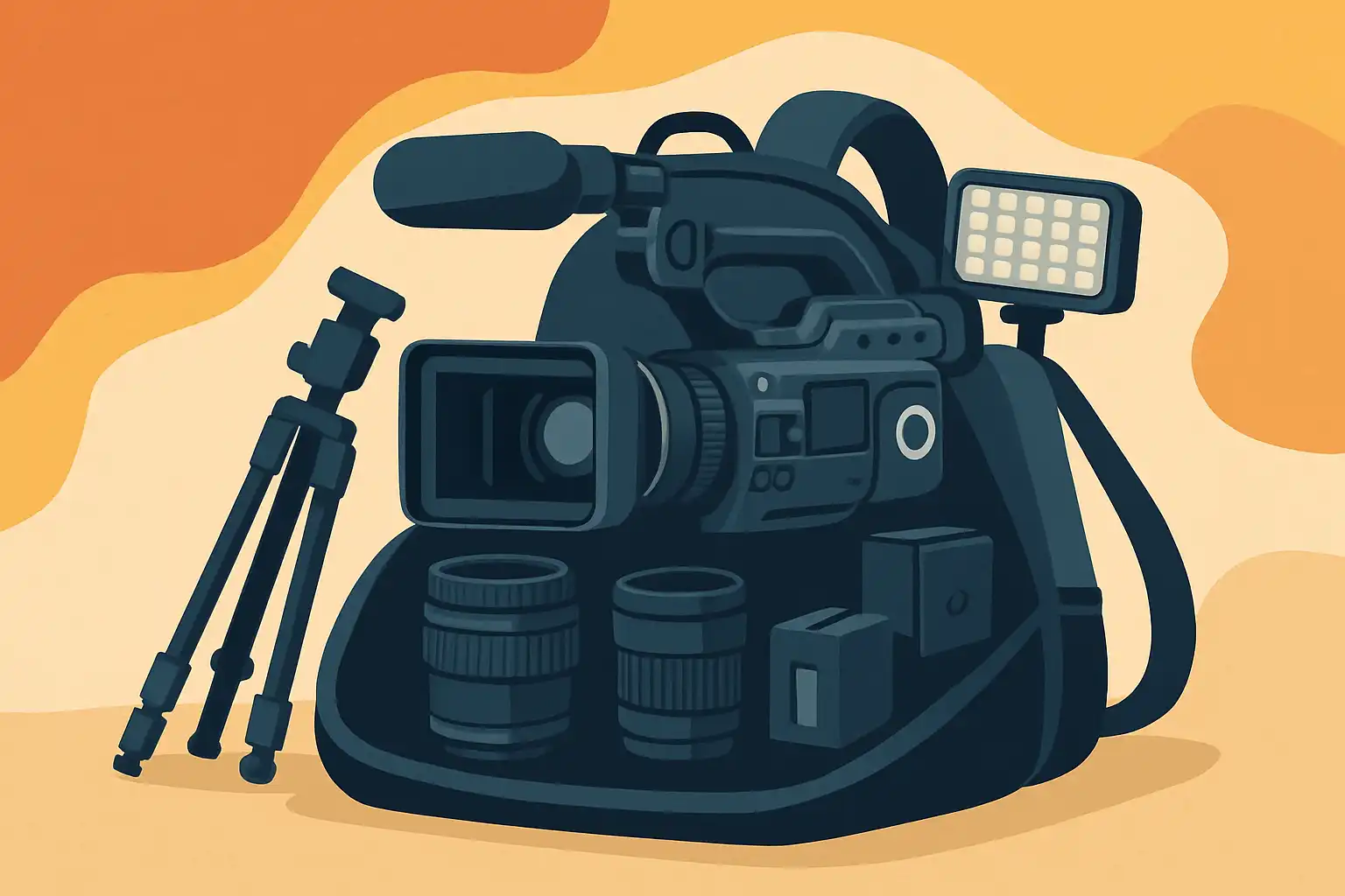 Eén rugtas, honderd shoots: zo bouw je een complete camcorderkit voor onderweg