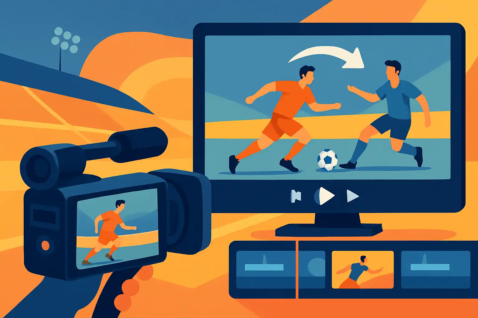 Instant replay op het veld: zo film en monteer je sporthoogtepunten rechtstreeks met je camcorder
