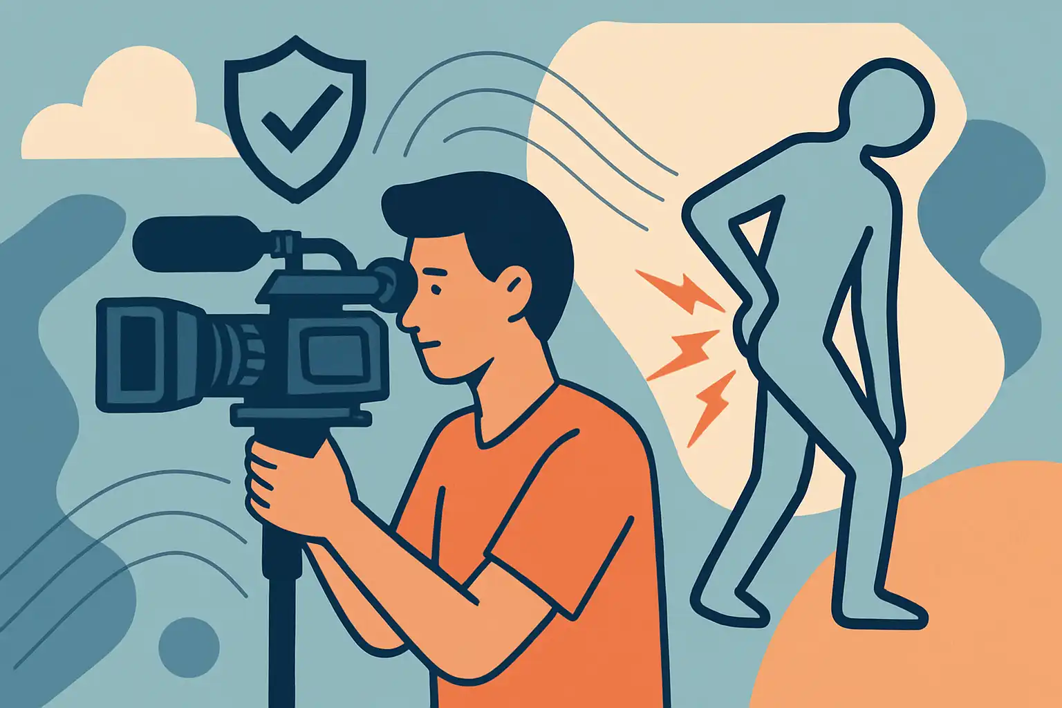 Werk slim, niet hard: zo voorkom je fysieke klachten tijdens lange camcorder-shoots