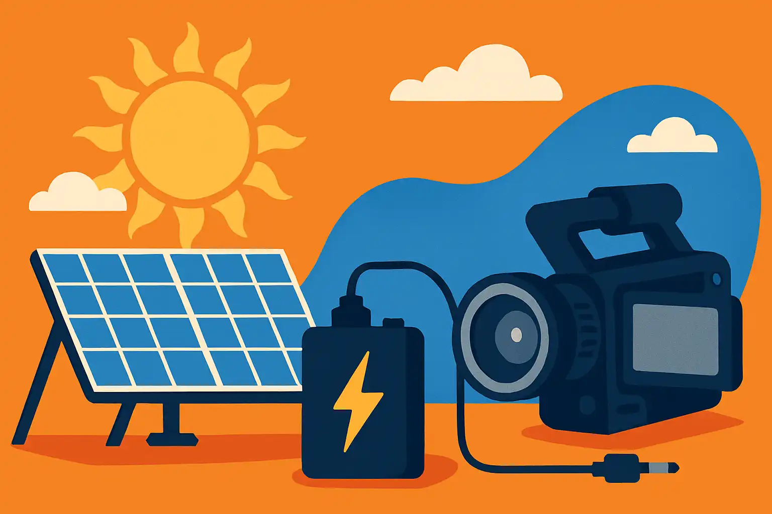 Zonne-energie voor camcorders: bouw een off-grid kit en film dagenlang zonder stop