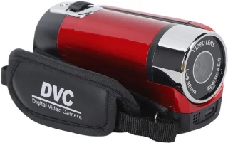 Handheld videocamera -Videocamera - Camcorder - Video Camera - Vlog Camera - 16x Zoom - HD1080P 16MP DV-camera,videocamera met 2,7 inch TFT draaibaar scherm en USB-kabel (rood)