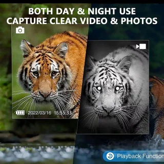 Verrekijker - HD-camera voor foto en video dag en nacht
