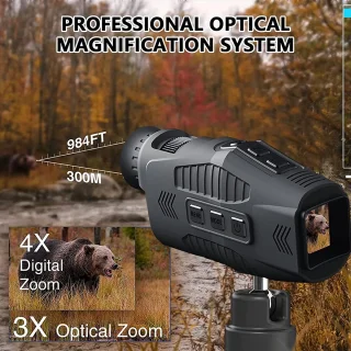 Verrekijker - HD-camera voor foto en video dag en nacht