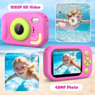 1080p onderwatercamera voor kinderen met 2,4 inch scherm