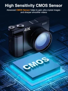 4K Digitale Camera 48MP 3” LCD Reismodel