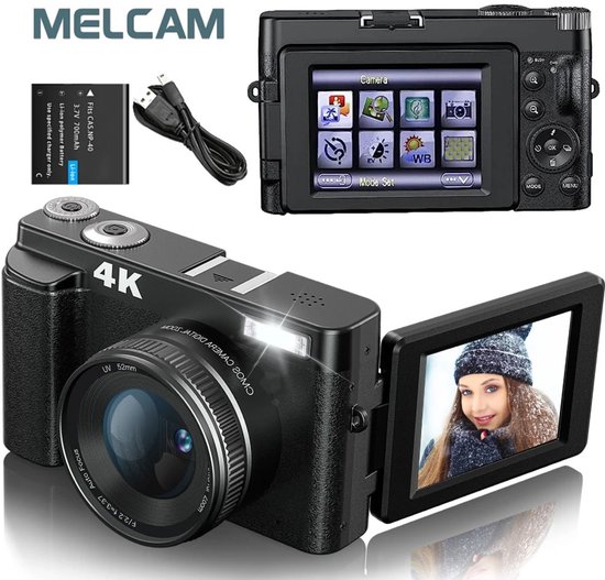 4K Digitale Camera 48MP 3” LCD Reismodel review