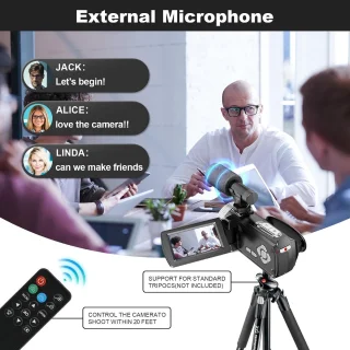 4K videocamera - vlogcamera camcorder
