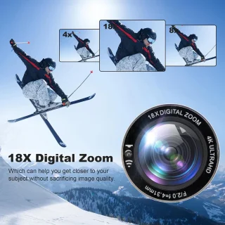 4K videocamera - vlogcamera camcorder