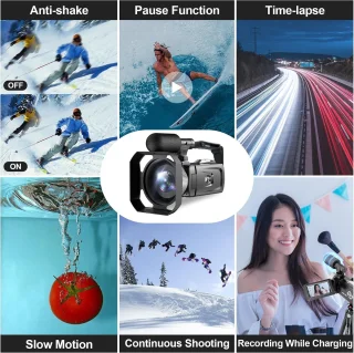 4K videocamera - vlogcamera camcorder