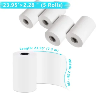 5 rollen printpapier voor kindercamera