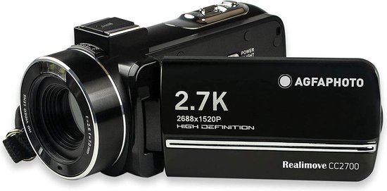 AgfaPhoto Realimove CC2700: veelzijdige 2,7K camcorder met fotografiekwaliteit