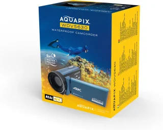 Aquapix WDV5630 Blue 4K Camcorder 5m Waterproof