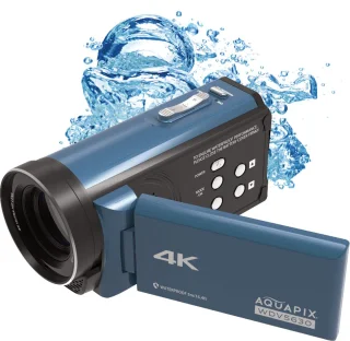 Aquapix WDV5630 Blue 4K Camcorder 5m Waterproof