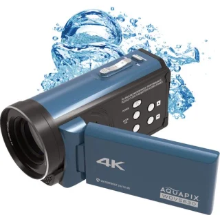 Aquapix WDV5630 Blue 4K Camcorder 5m Waterproof