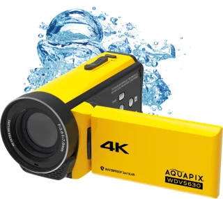 Aquapix WDV5630 Yellow 4K Waterdichte Camcorder 5m