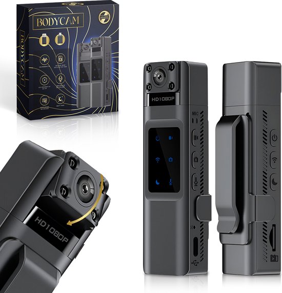 Asawa Bodycam FullHD 1080P met 32GB Micro SD-Kaart review