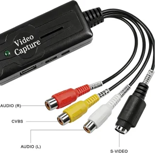 AV-naar-USB-C-converter voor video-opnames en VHS-digitalisering
