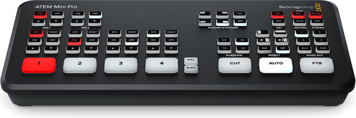 De Blackmagic Design ATEM Mini Pro Mixer in één oogopslag