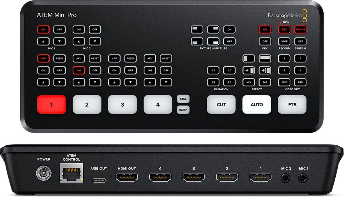 Wat vinden we goed aan de Blackmagic Design ATEM Mini Pro Mixer