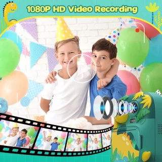 Camclid camera voor kinderen dinosaurus
