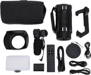 Camcorder vlogcamera zwart