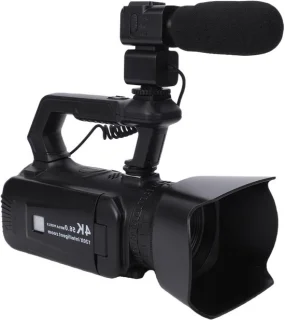 Camcorder vlogcamera zwart