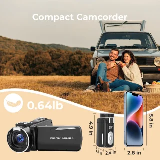Camcorder zwart