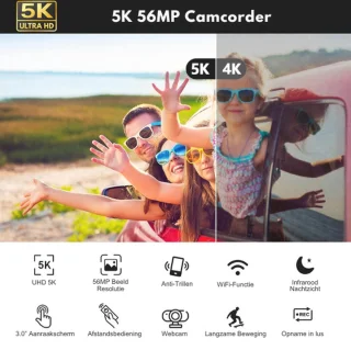 CAMWORLD® 5K Camcorder