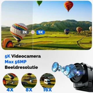 CAMWORLD® Ultra Camcorder 5K - Digitale Videocamera