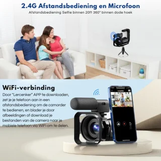 CAMWORLD® Ultra Camcorder 5K - Digitale Videocamera