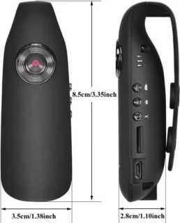 Centechia BodyCam HD 1080P Mini Camcorder Dash Camera US Plug