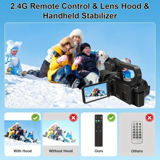 Compact Vlogcamera Zwart