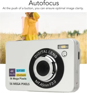 Digitale camcorder zilver