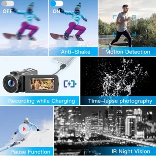Digitale camcorder - zwart