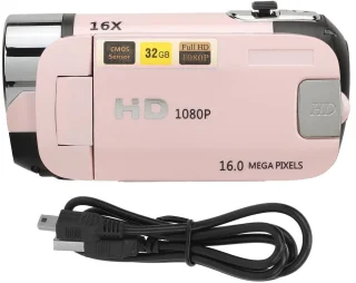 Digitale Camera 16MP 1080P 2.4 Inch Roze