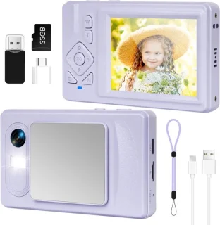 Digitale camera 48MP uhd resolutie - paars