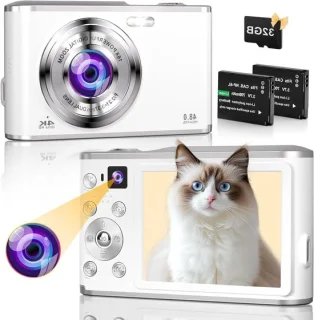 Digitale camera 4K 48MP, zwart