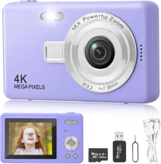 Digitale camera 64 GB paars