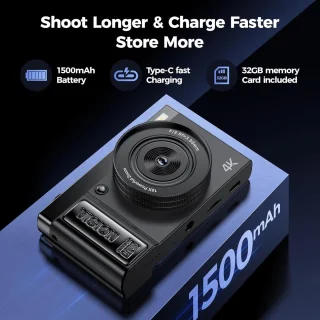 Digitale camera - compacte camcorder - zwart