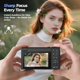 Digitale camera - compacte camcorder - zwart