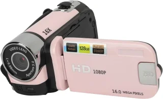 Digitale camera en videocamcorder - roze