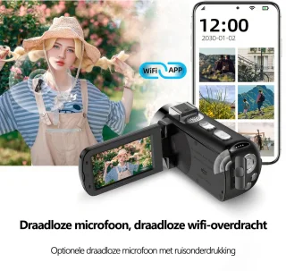 Digitale Camera - Fototoestel Zwart