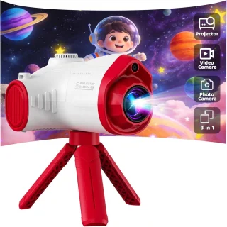 Digitale camera, kinderen, kerstcadeau, speelgoed voor jongens en meisjes, ruimteschip