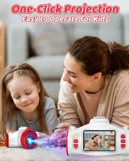 Digitale camera, kinderen, kerstcadeau, speelgoed voor jongens en meisjes, ruimteschip