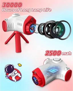 Digitale camera, kinderen, kerstcadeau, speelgoed voor jongens en meisjes, ruimteschip