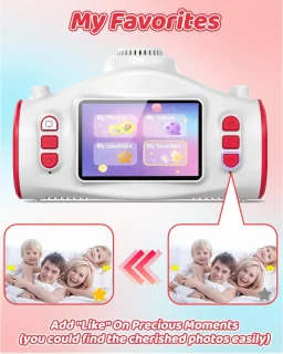 Digitale camera, kinderen, kerstcadeau, speelgoed voor jongens en meisjes, ruimteschip