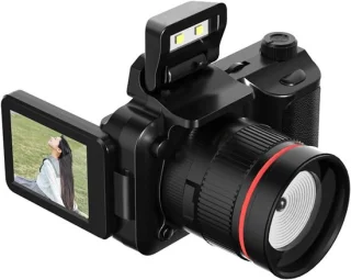 Digitale camera - vlogcamera fotocamera - zwart