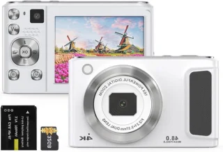 Digitale camera vlogger wit