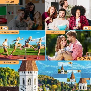 Digitale compactcamera voor vloggen