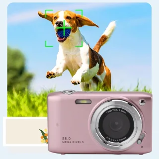 Digitale compacte vlogcamera roos